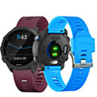 Watch Band for Forerunner 945 / Garmin Forerunner245 Garmin Classic Buckle Silicone Wrist Strap