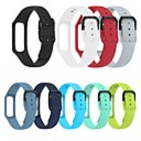 Watch Band for Galaxy Fit-e Galaxy Fit SM-R375 Samsung Galaxy Classic Buckle Silicone Wrist Strap
