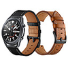 Watch Band for Galaxy Watch 3 45mm / Galaxy Watch 3 41mm Samsung Classic Buckle Genuine Leather Wrist Strap