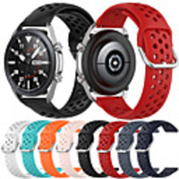 Watch Band for Galaxy Watch 3 45mm / Galaxy Watch 3 41mm Samsung Sport Band / Classic Buckle Silicone Wrist Strap