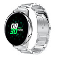 Watch Band for Galaxy watch active 3 Samsung Sport Band Stainless Steel Wrist Strap