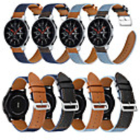 Watch Band for Gear S3 Classic / Samsung Galaxy Watch 46mm / Samsung Galaxy Watch 3 45mm Samsung Galaxy Classic Buckle / Business Band Genuine Leather Wrist Strap