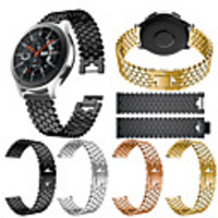 Watch Band for Gear S3 Frontier / Gear S3 Classic / Gear 2 R380 Samsung Galaxy Sport Band Stainless Steel Wrist Strap