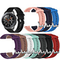 Watch Band for Gear S3 Frontier / Gear S3 Classic / Samsung Galaxy Watch 46 Samsung Galaxy Sport Band / Classic Buckle Silicone Wrist Strap