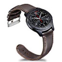 Watch Band for Gear S3 Frontier / Gear S3 Classic / Samsung Galaxy Watch 46 Samsung Galaxy Sport Band Stainless Steel / Leather Wrist Strap