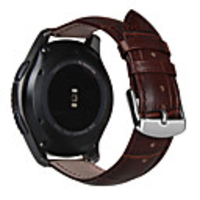 Watch Band for Gear S3 Frontier / Gear S3 Classic Samsung Galaxy Classic Buckle Leather Wrist Strap
