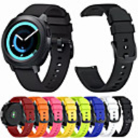 Watch Band for Gear Sport / Gear S2 / Gear S2 Classic Samsung Galaxy Sport Band / Classic Buckle Silicone Wrist Strap