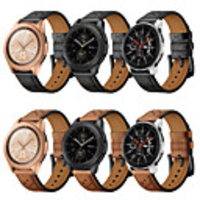 Watch Band for Gear Sport / Gear S3 Frontier / Gear S3 Classic LTE Samsung Galaxy Leather Loop Genuine Leather Wrist Strap
