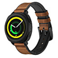 Watch Band for Gear Sport / Gear S3 Frontier / Gear S3 Classic LTE Samsung Galaxy Leather Loop Genuine Leather Wrist Strap