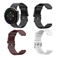 Watch Band for Huami Amazfit Stratos Smart Watch 2/2S Amazfit Classic Buckle Quilted PU Leather / Genuine Leather Wrist Strap