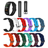 Watch Band for Huawei B3 / Huawei BandB6 Huawei Sport Band / Classic Buckle / Modern Buckle Silicone Wrist Strap