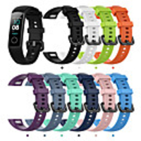 Watch Band for Huawei Honor Band 4 / HONOR Band 5 Huawei Sport Band / Classic Buckle / Modern Buckle Silicone Wrist Strap for Huawei Honor Band 5