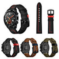 Watch Band for Huawei Watch GT / huawei honor Magic / Huawei Watch GT 2 Huawei Leather Loop Genuine Leather Wrist Strap