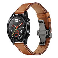 Watch Band for Huawei Watch GT / huawei honor Magic / Huawei Watch GT 2 Huawei Leather Loop Genuine Leather Wrist Strap