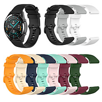 Watch Band for Huawei Watch GT / Huawei Watch GT2 46mm Huawei Sport Band / Classic Buckle / Modern Buckle Silicone Wrist Strap for Huawei Watch GT 2 46mm