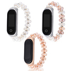 Watch Band for Mi Band 3 / Xiaomi Band 4 / Xiaomi Band 5 Xiaomi Jewelry Design Elastic Beaded Wrist Strap
