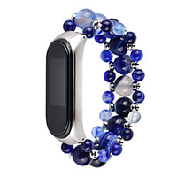 Watch Band for Mi Band 3 / Xiaomi Band 4 Xiaomi Jewelry Design Elastic Beaded Wrist Strap