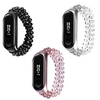 Watch Band for Mi Band 3 / Xiaomi Mi Band 4 / Xiaomi Band 5 Xiaomi Jewelry Design Elastic Beaded Wrist Strap