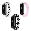 Watch Band for Mi Band 3 / Xiaomi Mi Band 4 Xiaomi Jewelry Design Elastic Beaded Wrist Strap