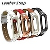 Watch Band for Mi Band 3 Xiaomi Classic Buckle / Leather Loop Quilted PU Leather Wrist Strap