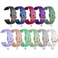 Watch Band for Samsung Galaxy Watch 42mm Samsung Galaxy Classic Buckle Silicone Wrist Strap