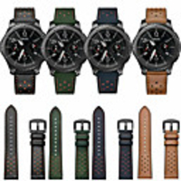 Watch Band for Samsung Galaxy Watch 46mm / Samsung Galaxy Watch 42mm / Huawei Watch GT 2 Samsung Galaxy Classic Buckle / Business Band Genuine Leather Wrist Strap