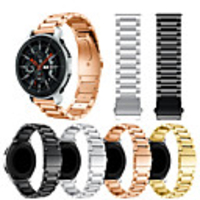 Watch Band for Samsung Galaxy watch 46mm/Gear S3/Gear S3 class(LTE)/ Gear2 R380/Neo R381/Live R382 Sport Business Bands High-end Fashion Health Stainless Steel QuickFit Wrist Straps