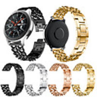 Watch Band for Samsung Galaxy watch 46mm/Gear S3/Gear S3 class(LTE)/ Gear2 R380/Neo R381/Live R382 Sport Business Bands High-end Fashion Health Stainless Steel QuickFit Wrist Straps