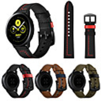 Watch Band for Samsung Galaxy Watch Active / Samsung Galaxy Watch Active 2 Samsung Galaxy Leather Loop Genuine Leather Wrist Strap