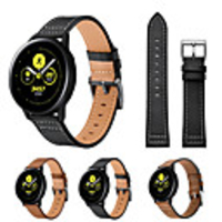 Watch Band for Samsung Galaxy Watch Active Samsung Galaxy Watch Active 2 Samsung Galaxy Leather Loop Genuine Leather Wrist Strap