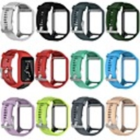 Watch Band for TomTom Spark 3 / TomTom Runner 2 TomTom Classic Buckle Silicone Wrist Strap