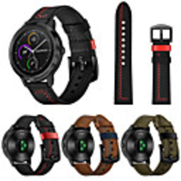 Watch Band for Vivoactive 3 / Garmin Forerunner245 / Garmin Venu Garmin Leather Loop Genuine Leather Wrist Strap