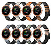 Watch Band for Vivoactive 3 / Garmin Forerunner245 / Garmin Venu Garmin Leather Loop Silicone / Genuine Leather Wrist Strap