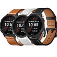 Watch Band for Vivoactive 3 Garmin Classic Buckle Genuine Leather Wrist Strap