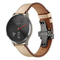 Watch Band for Vivoactive HR / Vivoactive 3 Garmin Leather Loop Genuine Leather Wrist Strap