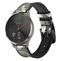 Watch Band for Vivoactive HR / Vivoactive 3 Garmin Leather Loop Genuine Leather Wrist Strap