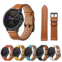 Watch Band for Vivoactive HR / Vivoactive 3 Garmin Leather Loop Genuine Leather Wrist Strap