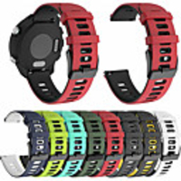 Watch Band for Vivomove / Vivomove HR / Forerunner 645 Garmin Classic Buckle Silicone Wrist Strap