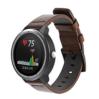 Watch Band for Vivomove / Vivomove HR / Vivoactive 3 Garmin Sport Band Genuine Leather Wrist Strap