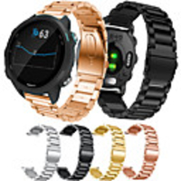 Watch Band for Vivomove HR / Forerunner 245M /645 /645M Garmin Classic Buckle Stainless Steel Wrist Strap 20MM