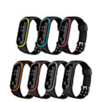 Watch Band for Xiaomi Band 4 / Xiaomi Band 5 Xiaomi Sport Band Silicone Wrist Strap