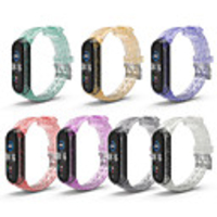 Watch Band for Xiaomi Band 5 Bracelet Women Shiny Smart Watch Silicone Sport Wrist Strap