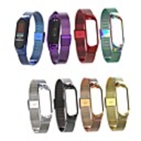 Watch Band for Xiaomi Mi Band 4 Xiaomi Milanese Loop Stainless Steel Wrist Strap