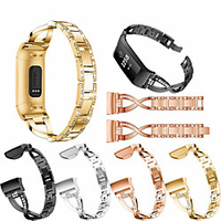 WatchBand for Fitbit Charge 4 Stainless Steel Metal Wrist Strap Women Jewelry Small Large Bracelet for Fitbit Charge 3 Bracelet miniinthebox