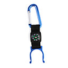 Water Bottle Locking Carabiner with Compass - Blue
