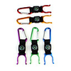Water Bottle Locking Carabiner with Compass (5-pack)