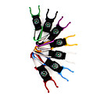 Water Bottle Locking Carabiner with Compass (7-pack)