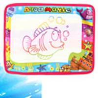 Water Drawing Mat Educational Learning Mats Water Painting Doodle Pad Cartoon Adorable DIY Parent-Child Interaction Fabrics For Child