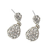 Water Droplet Shining Diamond Earring