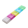 Water-proof Plastic Translucent Battery Case for AA/AAA Battery (5 Pack Random Color)